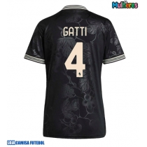 Camisa de Futebol Juventus Federico Gatti #4 Equipamento Alternativo Mulheres 2025-26 Manga Curta